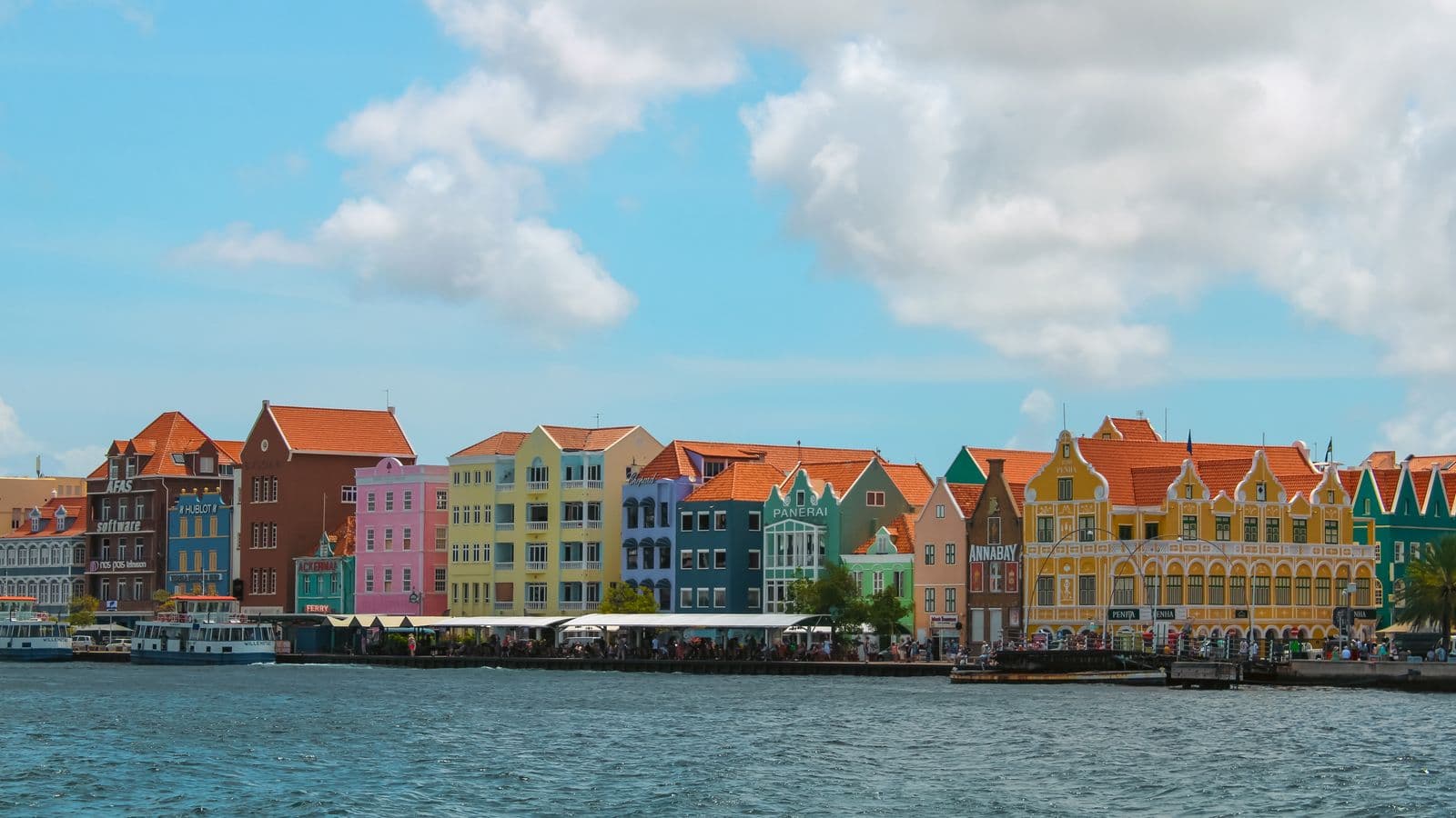 Willemstad waterfront, Curacao