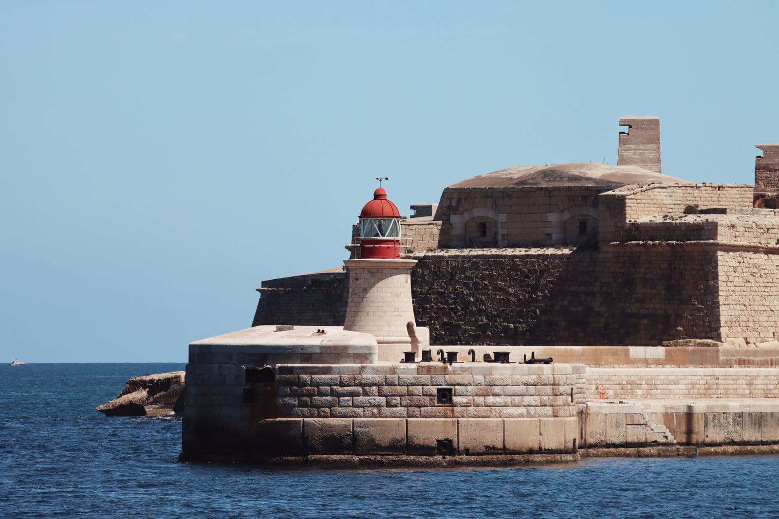 Malta harbour and city