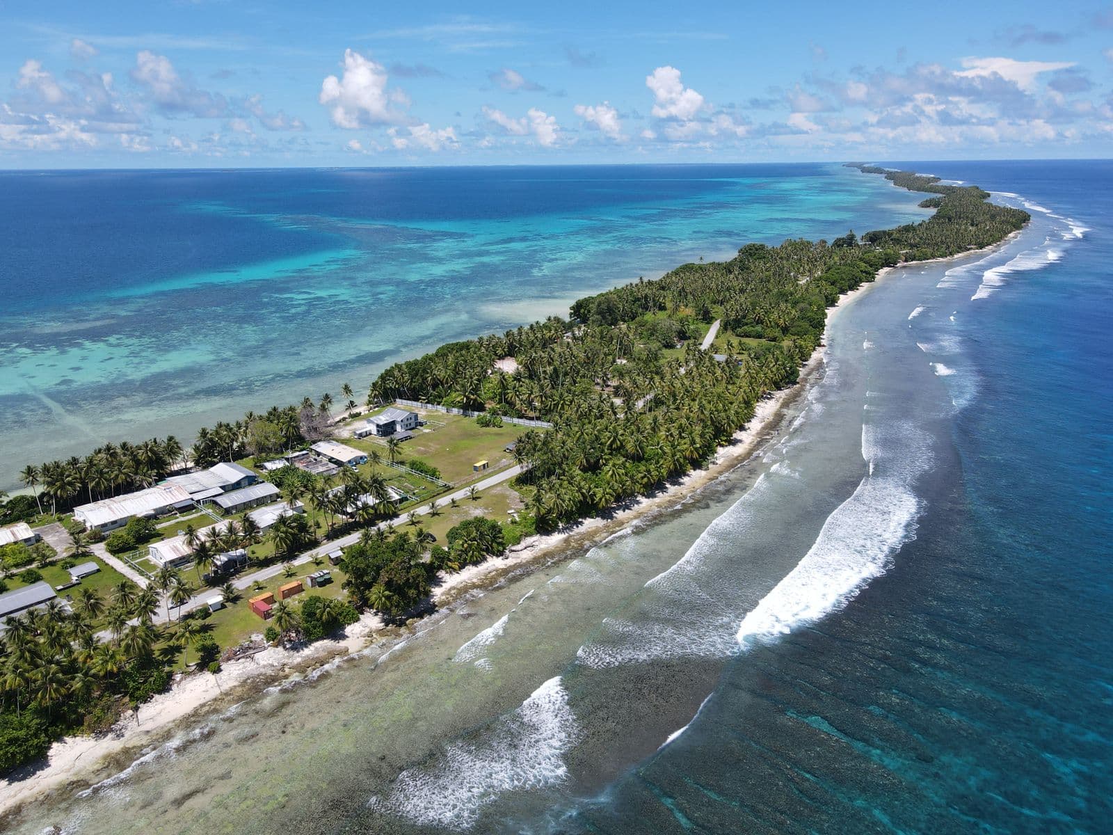 Marshall Islands atoll in the Pacific