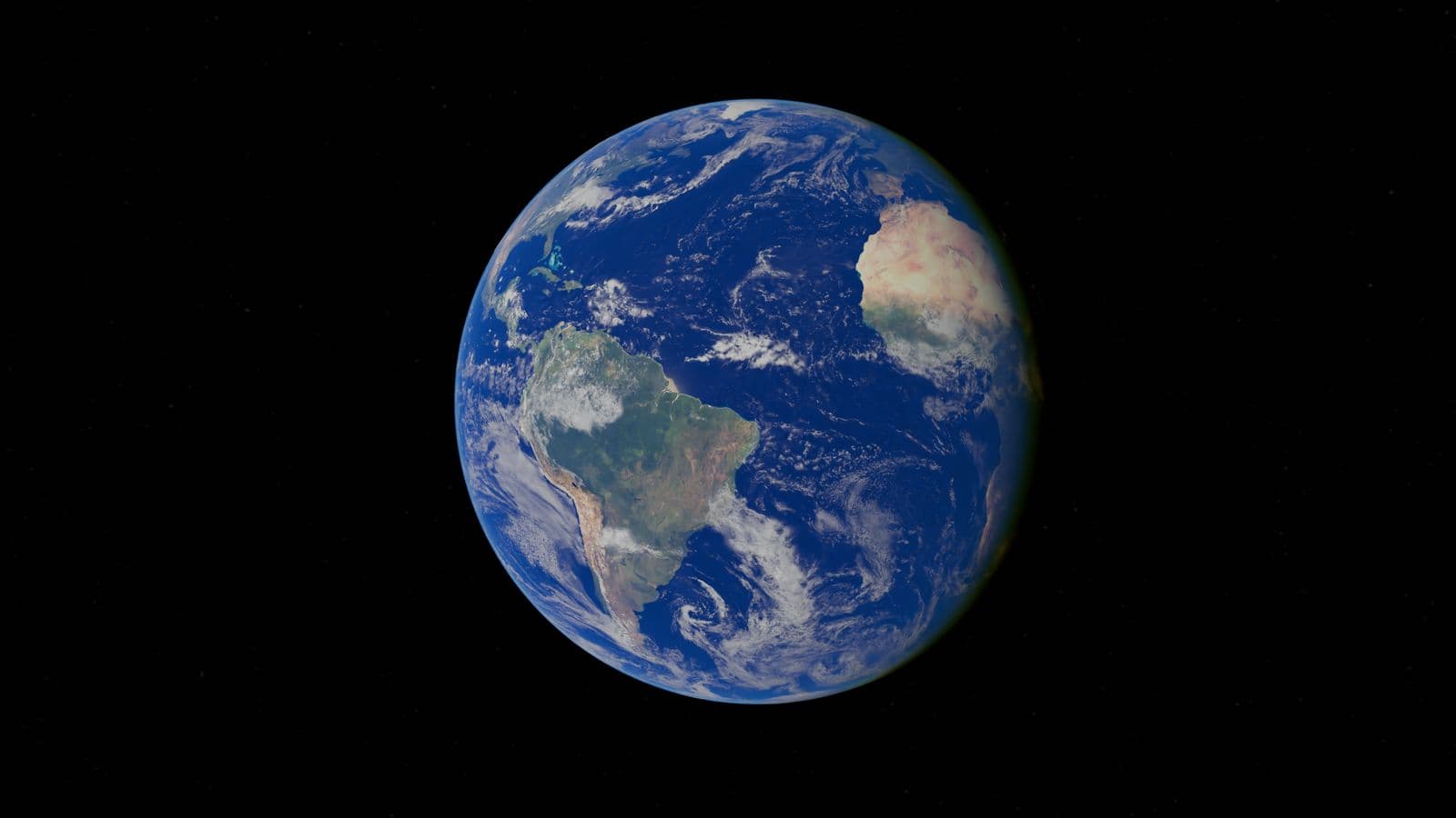 Planet Earth viewed from space